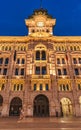 Trieste city hall on Unity of Italy Square